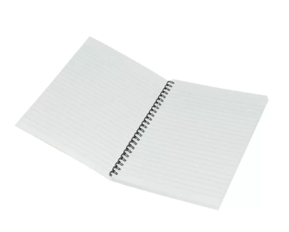 10-Piece Light Spiral Soft Cover Notebook Single Line A5, 80-Sheets - LINBA51523S