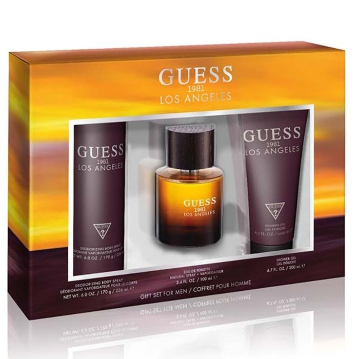 GUESS 1981 LOS ANGELES (M) SET EDT 100ML + SG 200ML + BODY SPRAY 226ML (2020)