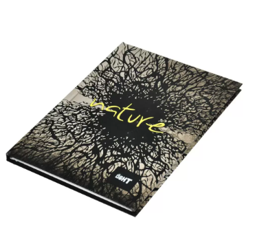 5-Piece Light Hard Cover Notebook, Single Ruled, (100 Sheets), A5 Size - LINBA51602