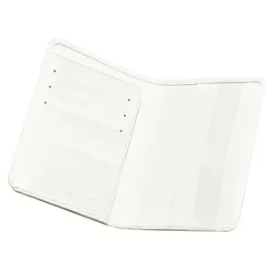 FIS White Polyurethane For Unisex - Passport Wallet - FSGNPWH