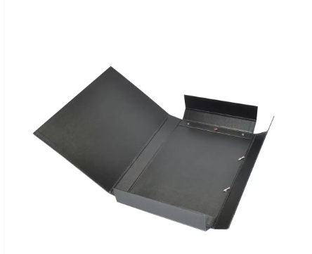 FIS PP Document Bag With Elastic Band, Black Color, F/S (210 x 330 mm) Size - FSBD1208BK