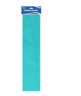 Pack of 12 Pieces Crepe Craft Paper Light Green