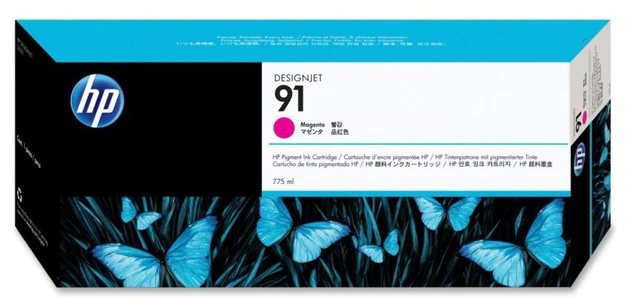 HP 91 775-ml Pigment Magenta Original Ink Cartridge (C9468A)