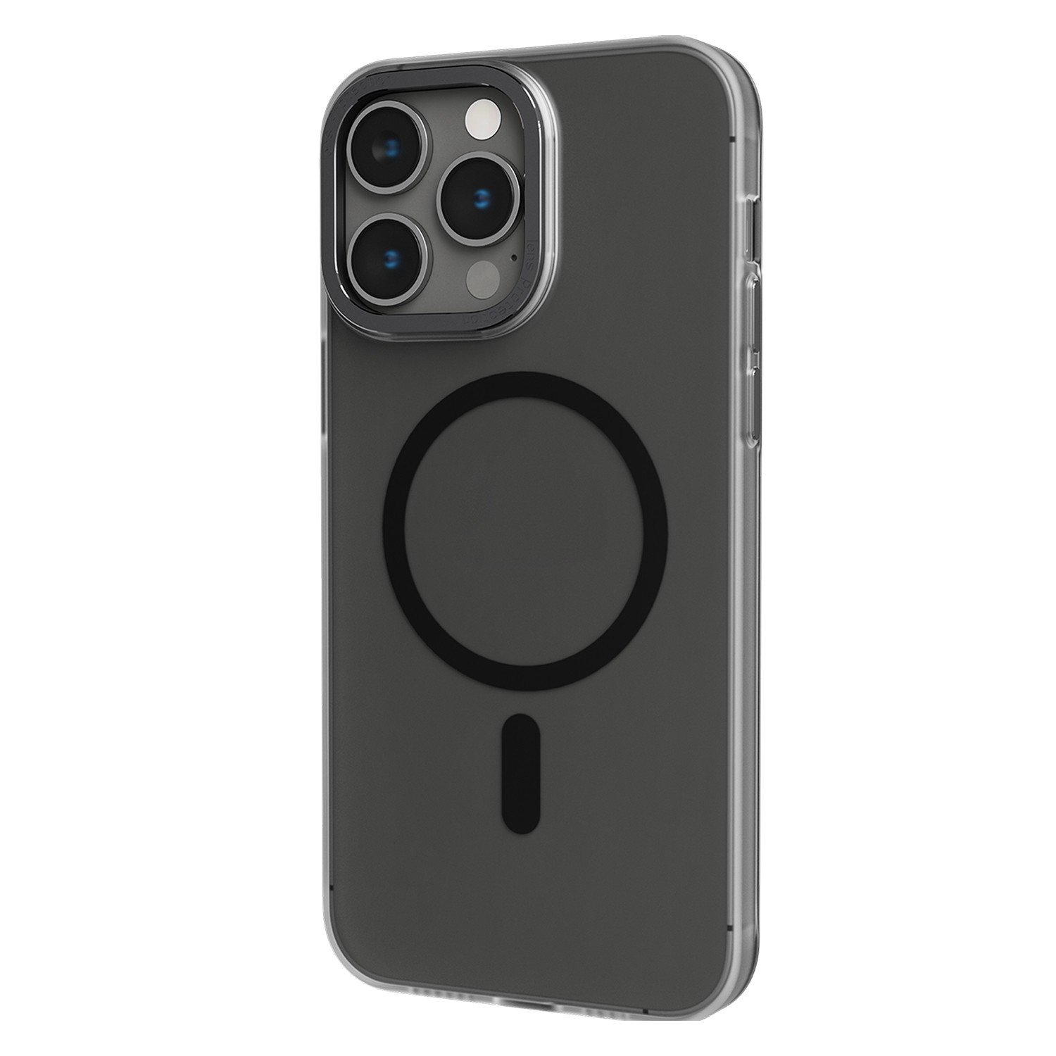 Levelo MagSafe Glory Matte Back Case For iPhone 14 Pro Max - Matte Gray/Gray