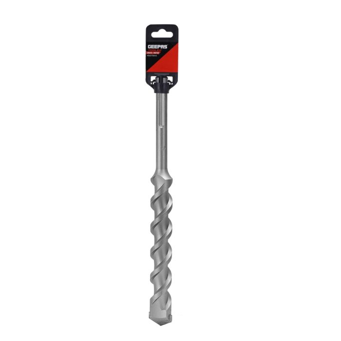 Geepas SDS Max Drilling Flute - Masonry Drill Bit Spiral Flute Rotary Masonry Drill | Ideal For Concrete, Wood & Other Soft Materials (D40xL370xWL200)