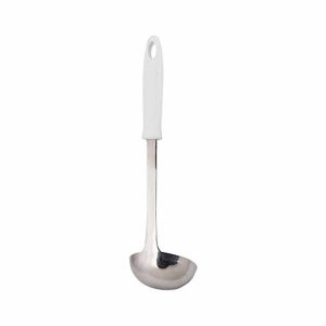 Prestige Ladle - Stainless Steel - White