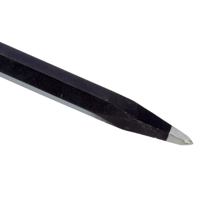 Pointed Chisel With Grip-10"