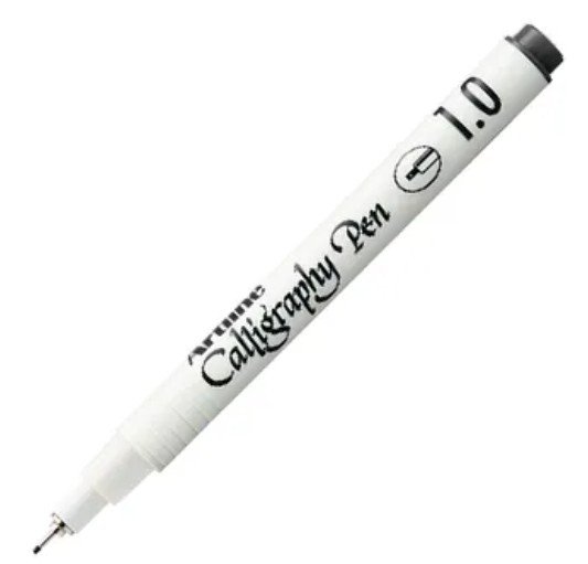 Artline EK241 Calligraphy Writing Pen 1.0mm Black ( 12 Pcs / Pack )