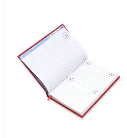 FIS Diary 2023 English (Saturday & Sunday Combined) A5, Black - FSDI94E23BK