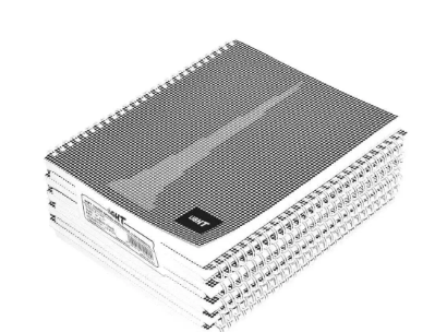 LIGHT Spiral Soft Cover Notebook, Single Ruled, 9X7 Inches, 100 Sheets -LINB971706S