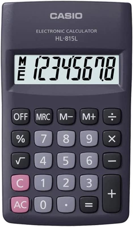 Casio Calculator Hl-815Bk