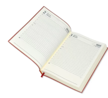 FIS Diary 2023 (English) A5, Soft Italian PU Sewn Cover - FSDI132EPU2302