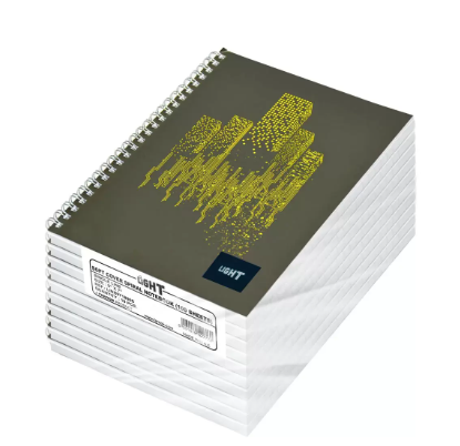 Light Spiral Soft Cover Notebook Single Line - LINB971806S (Pack of 10 Pcs X 100 Sheets, 9 X 7in)
