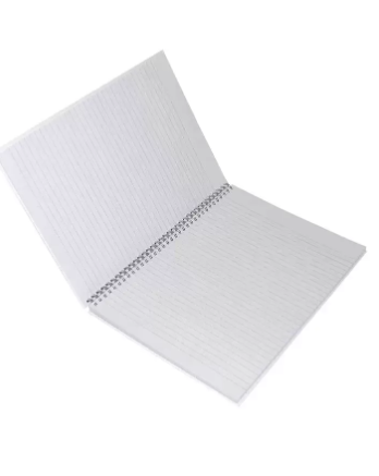 FIS Pack Of 5 Spiral Hard Cover Notebook, 96 Sheets A4 Swan Design 2 -FSNBSHCA496-SWA2