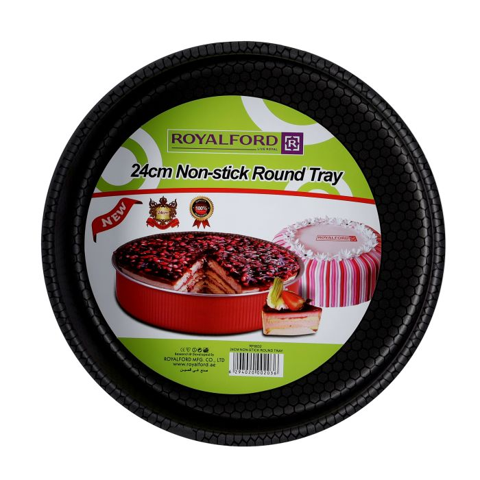 Portable Highly Durable 36Cm Non-Stick Baking Tray Ideal For Baking, Roasting & More RF6635 Royalford