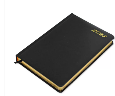 FIS Golden Diary 2023 (English) Black, A5 - FSDI23EG23BK