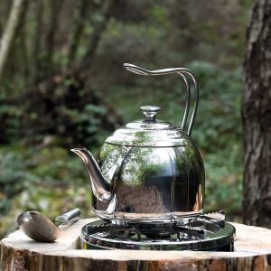 Korkmaz Droppa Kettle 35L - Stainless Steel - Silver - 35 Ltr