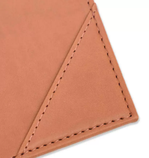 FIS Year Planner 2024 (English/French) Italian PU with Desk Blotter, Brown - FSDKPUBEF24BR