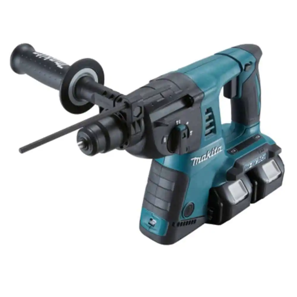 18V+18V Lithium-Ion Cordless Rotary Hammer 26mm SDS Plus With 2x (3Ah) Battery And Charger In Box