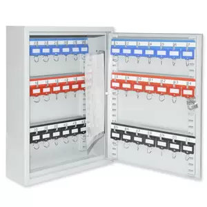 FIS Key Box Steel 42 Keys Capacity, 350 x 270 x 80mm - FSKCTS42