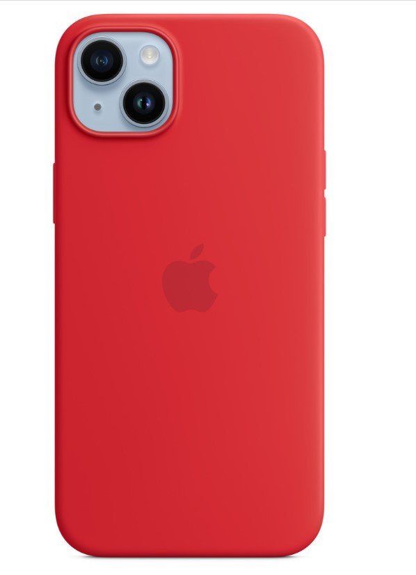 Apple Silicone Case with MagSafe -RED