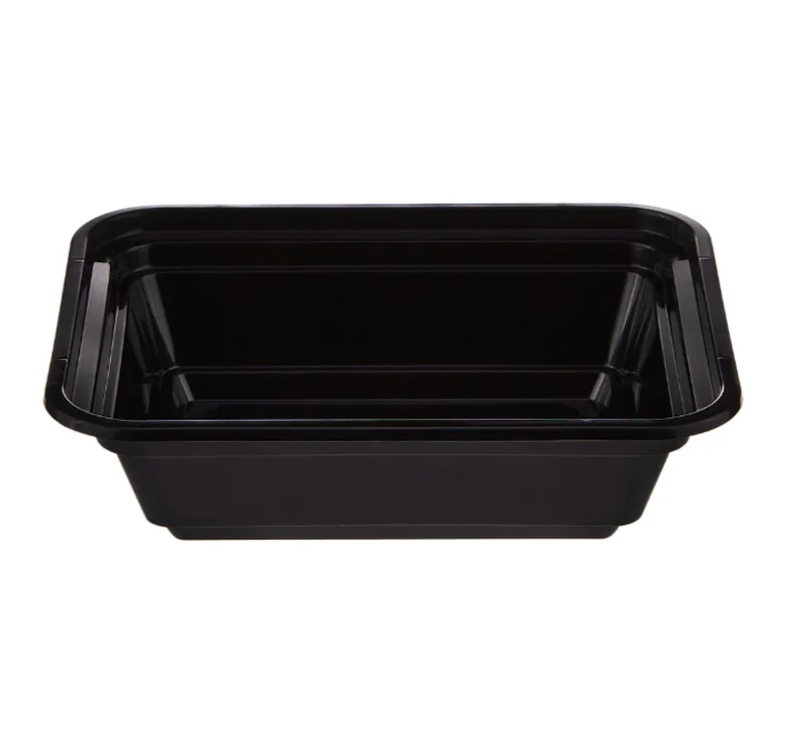 Black Base Rectangular Container
