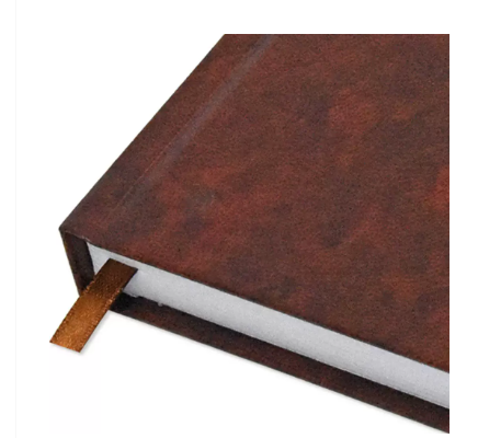 Fis 2024 Russian Diary (Russian/English), A5 Vinyl, 1 Side Padded, Brown -FSDIRU0124BR