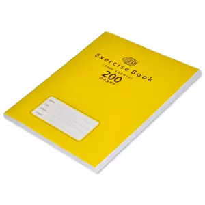 FIS Exercise Book A5 200 Pages 5MM Square Left Margin Pack of 6