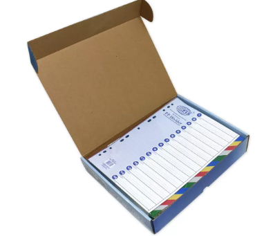Pack of 20 Pieces PP Index Divider Blue