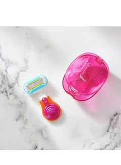 Gillette, Venus, Extra Smooth Snap Women's Razor-1 Count, Pink Color