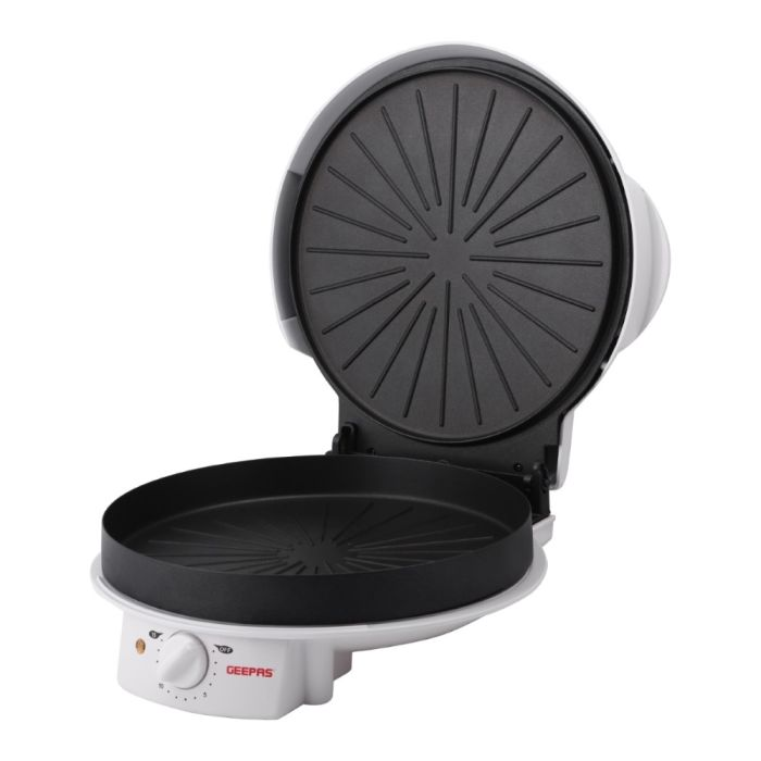 Portable Design 1800W Pizza Maker With 32 Cm Non-Stick Baking Plate & Power-On Indicator GPM2035 Geepas