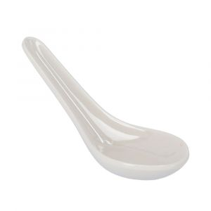 Royalford Melamine Ware Soup Spoon - Melamine - White - RF5367
