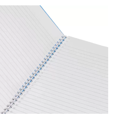 LIGHT Pack of 5 Spiral Hard Cover Note Book 100 Sheets. Size 10X8 Inches (25.4 X 20.32 cm) - LINBS1081001304