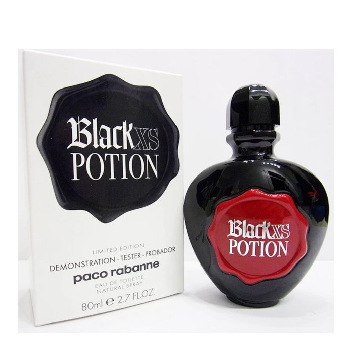 PACO RABANNE BLACK XS POTION FOR HER LIMITED EDITION (W) EDT 80ML TESTER