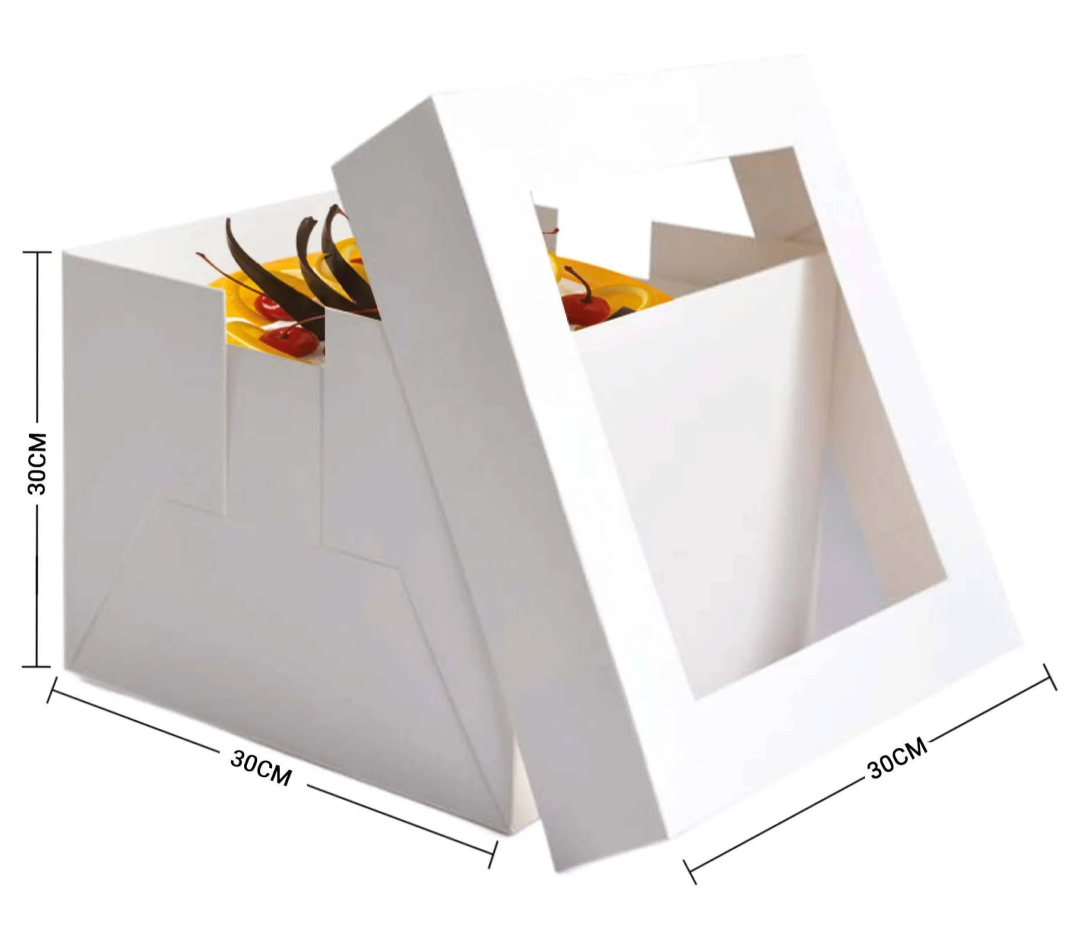 Jumbo Cake Box With Window 1 Piece