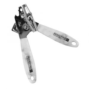 Royalford Portable 3 In 1 Can Opener - Stainless Steel - White