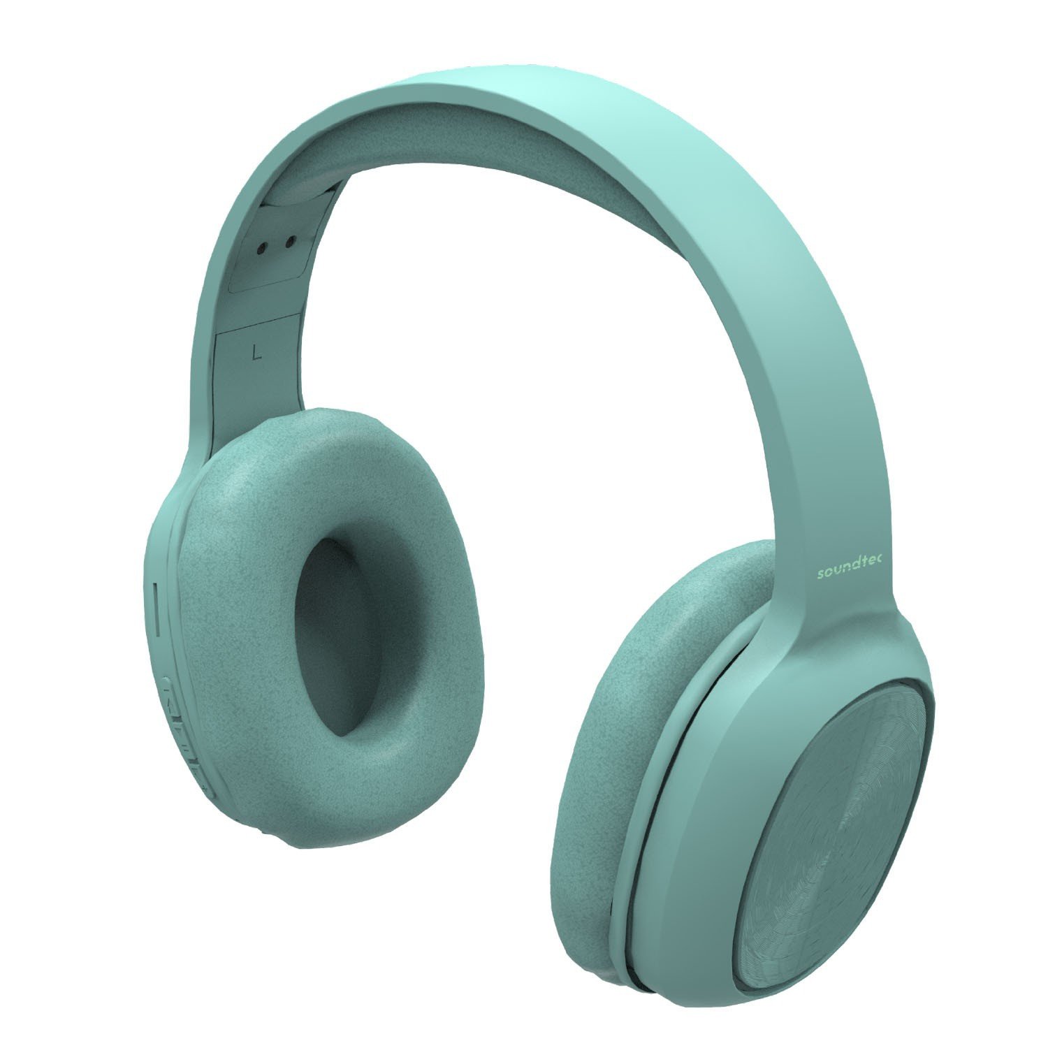 Porodo Soundtec Pure Bass FM Wireless Over-Ear Headphone - Green