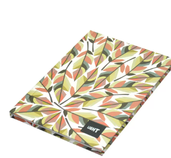 Light Hard Cover Notebook, Pack of 5 Pieces, Single Line, A5 Size, 100 Sheets - LINBA51807