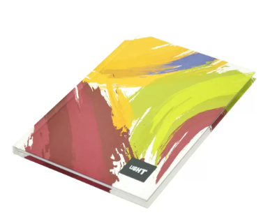 Light Hard Cover Notebook, Pack of 5 Pieces, Single Line, 9x7 Inch,100 Sheets - LINB971804