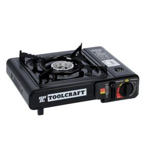 Royalford Portable Gas Stove - Iron - Black