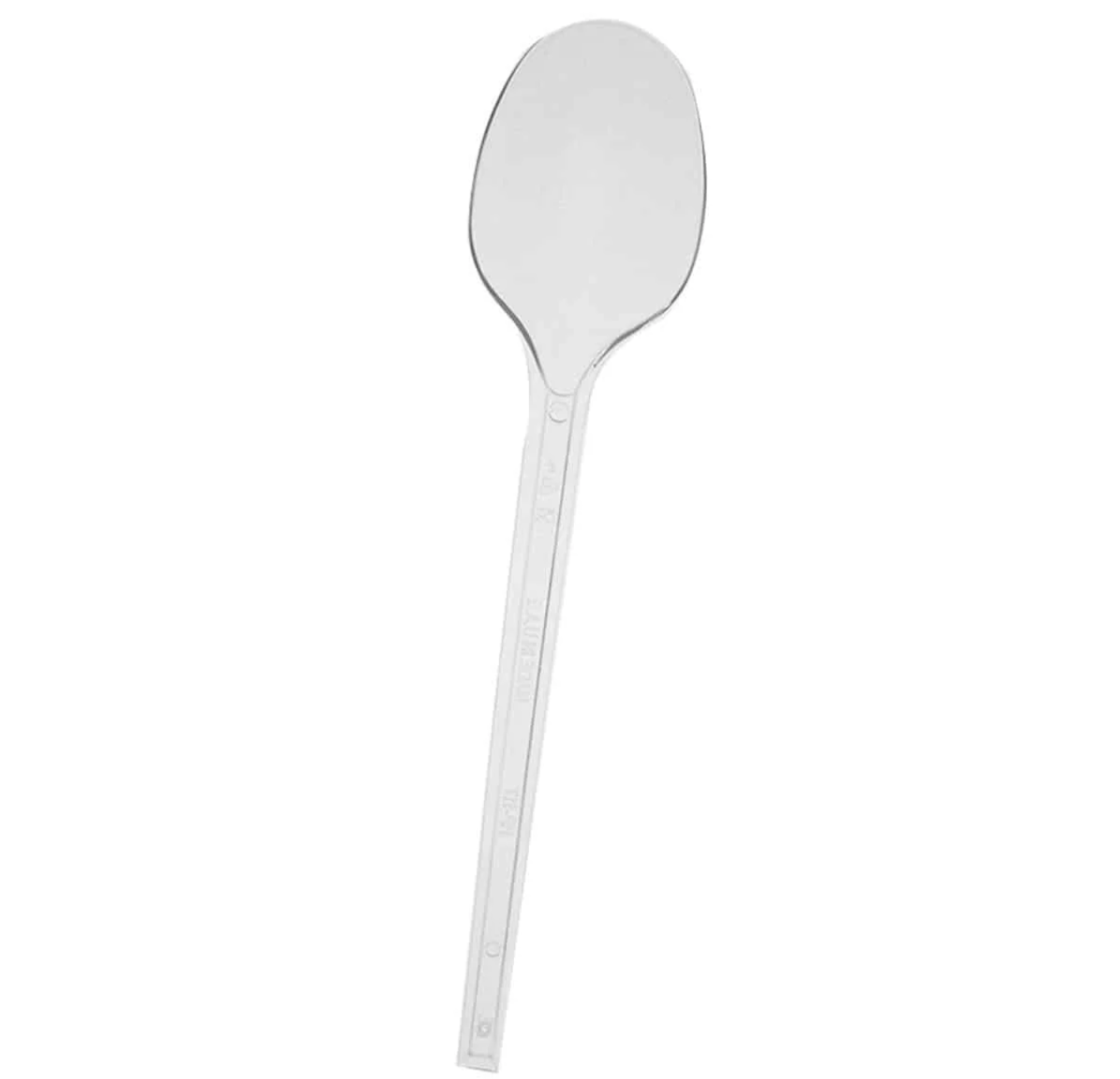 Plastic Clear Normal Spoon 2000 Pieces