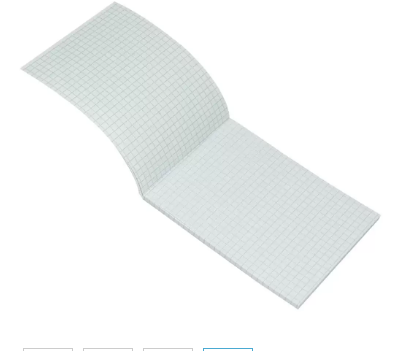 12-Piece FIS Writing Pad 5mm A6, 70-Sheets - FSPD5MM70A6