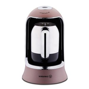 Korkmaz Kahvekolik Coffee Maker - Stainless Steel - Gold
