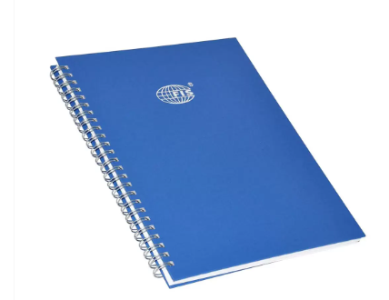 FIS 5-Piece Spiral Manuscript Notebook Set, 8mm Single Ruled With Spiral, 9 x 7 Inch Size, (5x96 Sheets) - FSMN9X72QSB