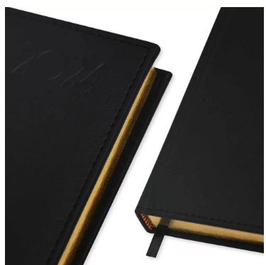 FIS Golden A5 Diary 2024 (English) Black - FSDI26EG24BK