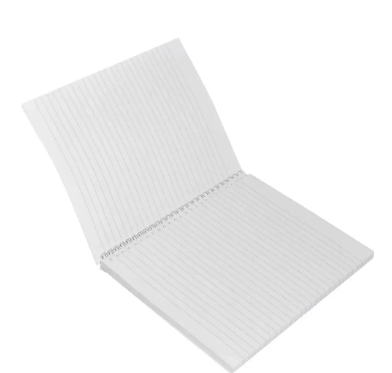 LIGHT Pack of 10 Spiral Soft Cover Notebook, Single Line, 9X7 Inches (22.86 X 20.32 CM) 100 Sheets -LINB971701S