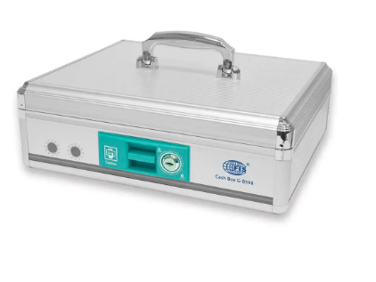 FIS Cash Box Aluminium with Key Lock, 336X275X112mm - FSCPW-B598
