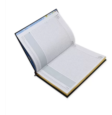 FIS Golden Diary 2023 (Arabic/English) Black, A4 - FSDI43AEG23BK