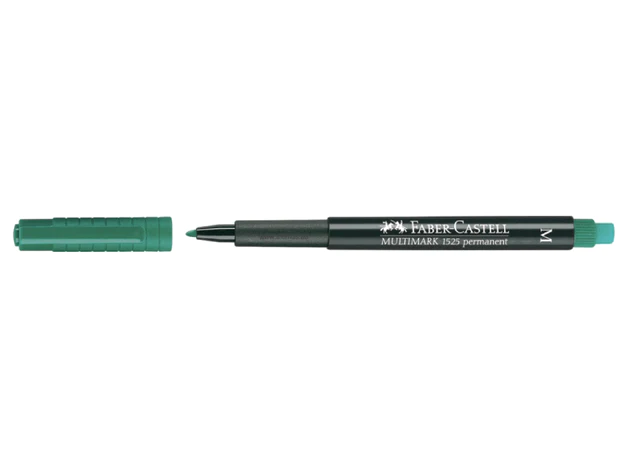 Faber Castell Multimark 1525 Permanent Medium 1.0mm, Green