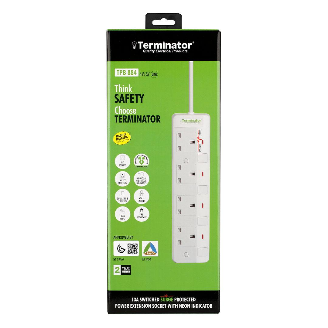 3 Way UK Power Extension Socket